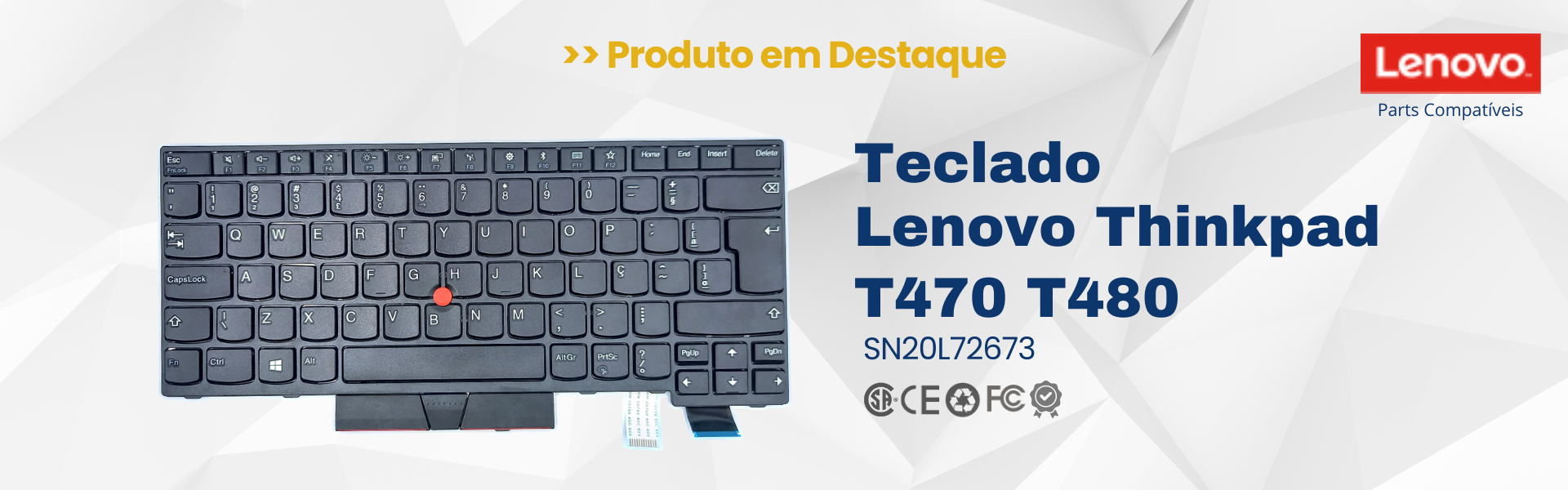 Teclado para notebook